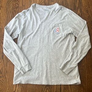 Vineyard Vines Mens Sailboats Long Sleeve T-Shirt